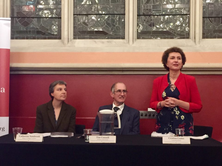 (L-R) Katie Sambrook, Tim Connell and Cristina Cortes